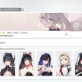 Chaos Zero Nightmare Accounts Global |Lv 55|8 SSR [Rossweisse M3,Rita,Chizuru,Haru,Rin,Hugo,Veronica,Magna]|Selector