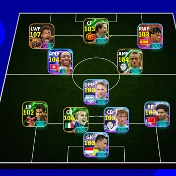 eFootball Accounts Legends & Iconic Players EFOOTBALL COLLECTIVE 3201+ | BIGTIME NEYMAR MSN,P NEDVED,M OLISE,M OWEN,F