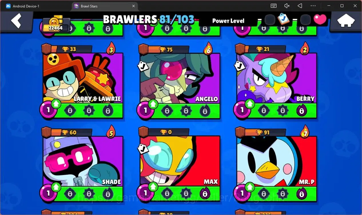 Brawl Stars Accounts Global |22464 Thropy|81 Brawler|6 Max Lv Hyperchar image 16