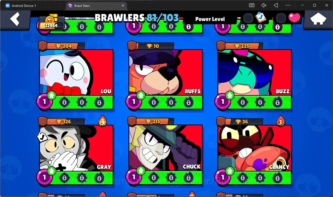 Brawl Stars Accounts Global |22464 Thropy|81 Brawler|6 Max Lv Hyperchar image 17