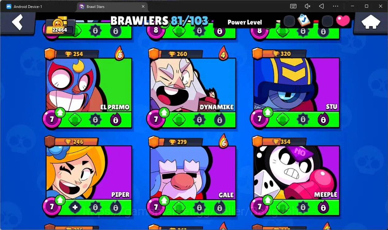 Brawl Stars Accounts Global |22464 Thropy|81 Brawler|6 Max Lv Hyperchar image 9