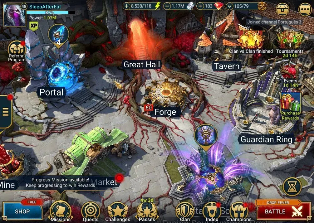 Raid: Shadow Legends Accounts Lv 48|1.07M Power|1 Mythical (Galathir)|21 Legend( image 1