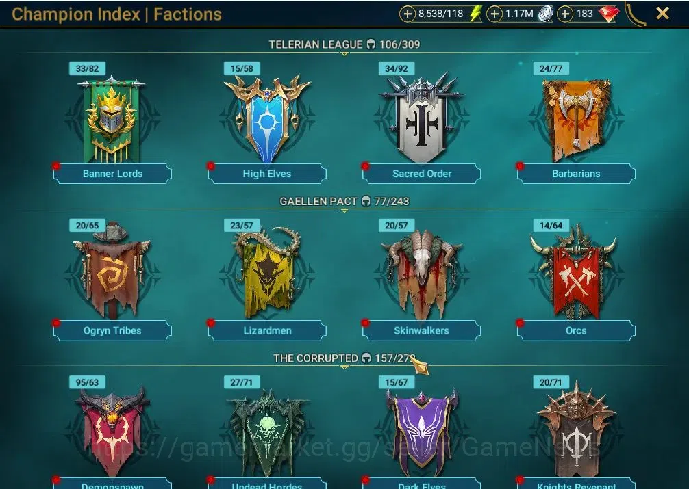 Raid: Shadow Legends Accounts Lv 48|1.07M Power|1 Mythical (Galathir)|21 Legend( image 15