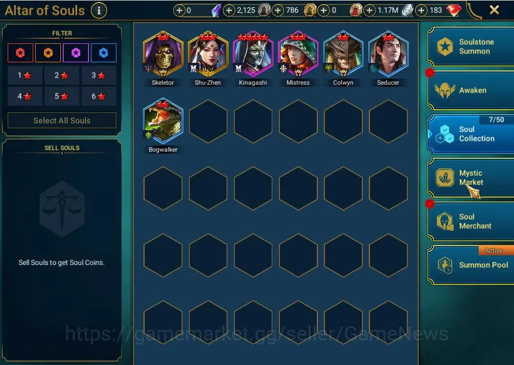 Raid: Shadow Legends Accounts Lv 48|1.07M Power|1 Mythical (Galathir)|21 Legend( image 20