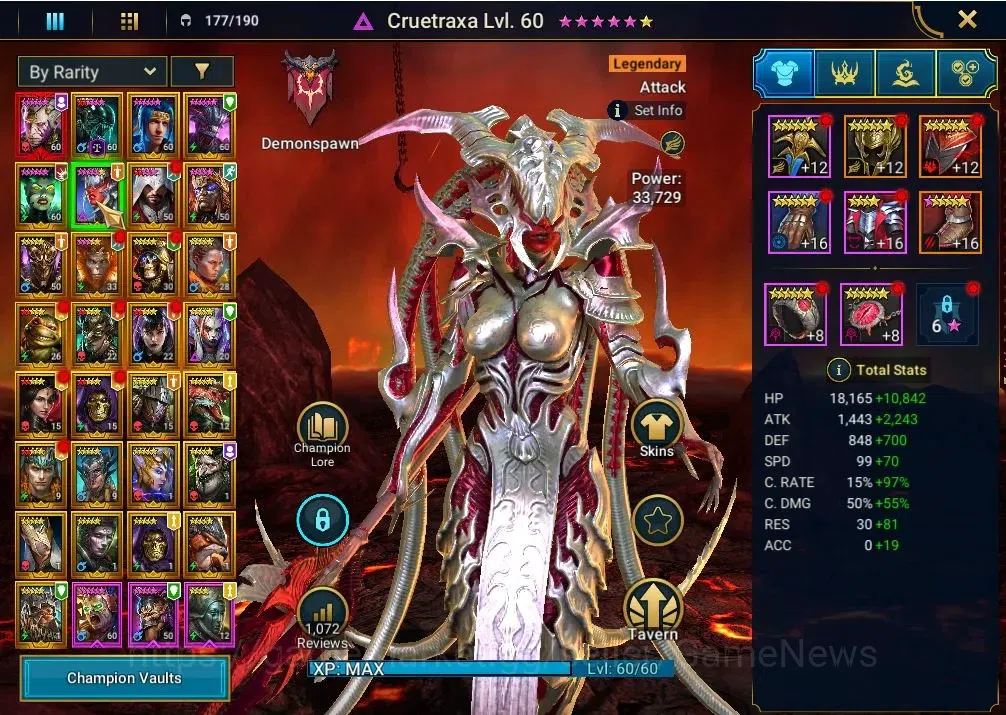 Raid: Shadow Legends Accounts Lv 48|1.07M Power|1 Mythical (Galathir)|21 Legend( image 7