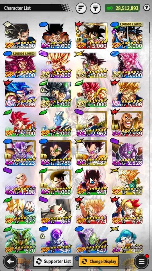 Dragon Ball Legends Accounts Global | Lvl 169 |28M Total Power|2 UL|5 LR|UL SSG image 11