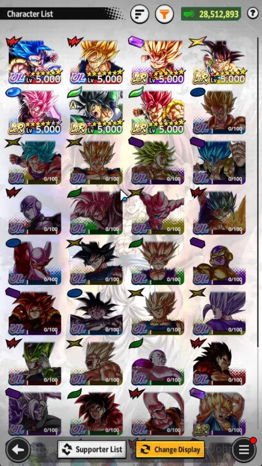 Dragon Ball Legends Accounts Global | Lvl 169 |28M Total Power|2 UL|5 LR|UL SSG image 3