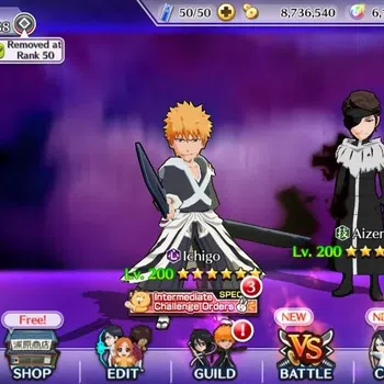Bleach: Brave Souls Accounts Starter Global | 34K BP+6K Orb|Ichigo ,Aizen |Story Untouched | KlabID|Check SS BBS717Z