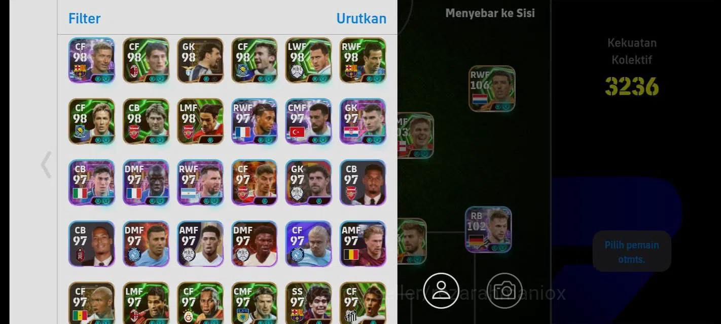 Buy eFootball Accounts - Akun eFootball Full Epic• Team
