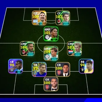 eFootball Accounts Legends & Iconic Players Mobile|PW 3126|Epic Lionel Messi,Xabi Alonso,Gennaro Gattuso,Dennis
