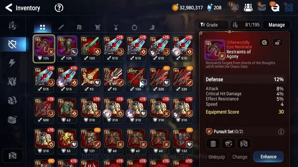 Epic Seven Accounts GLOBAL UnVerif|New Era|6 ML(AB Vildred,LH Cermia,S image 15