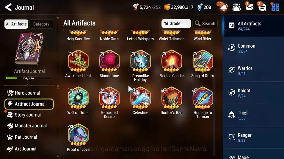 Epic Seven Accounts GLOBAL UnVerif|New Era|6 ML(AB Vildred,LH Cermia,S image 9