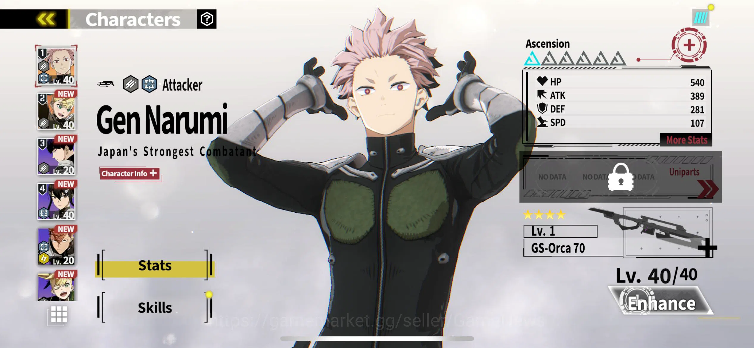 Kaiju No. 8 The Game Accounts [MOBILE]|LOW GAME START|GEN NARUMI,KIKORU SIGN A2, image 6
