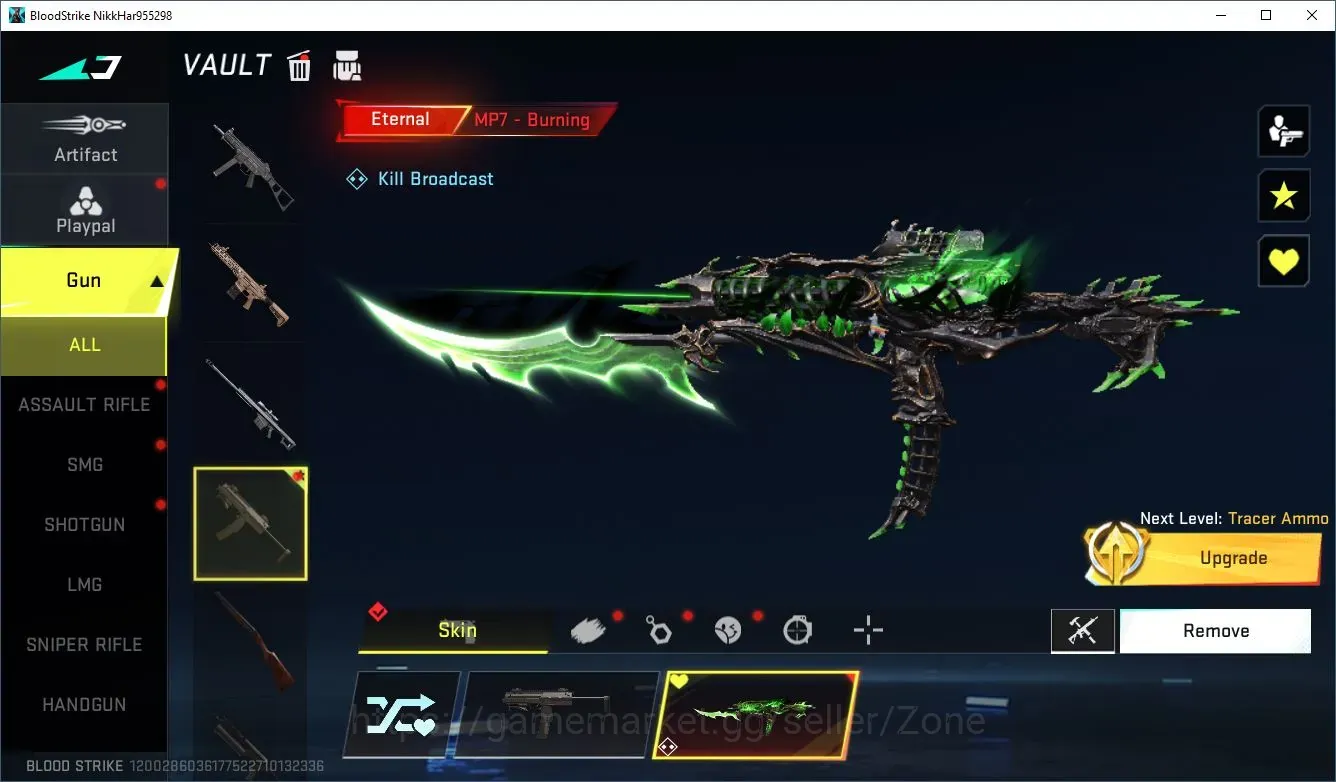 Blood Strike Accounts Others ASIA|1 ETERNAL: MP7-Burning Lv2|2 ULTRA Guns|1 ULTRA Skin Selection Chest|3 LEGENDARY 1