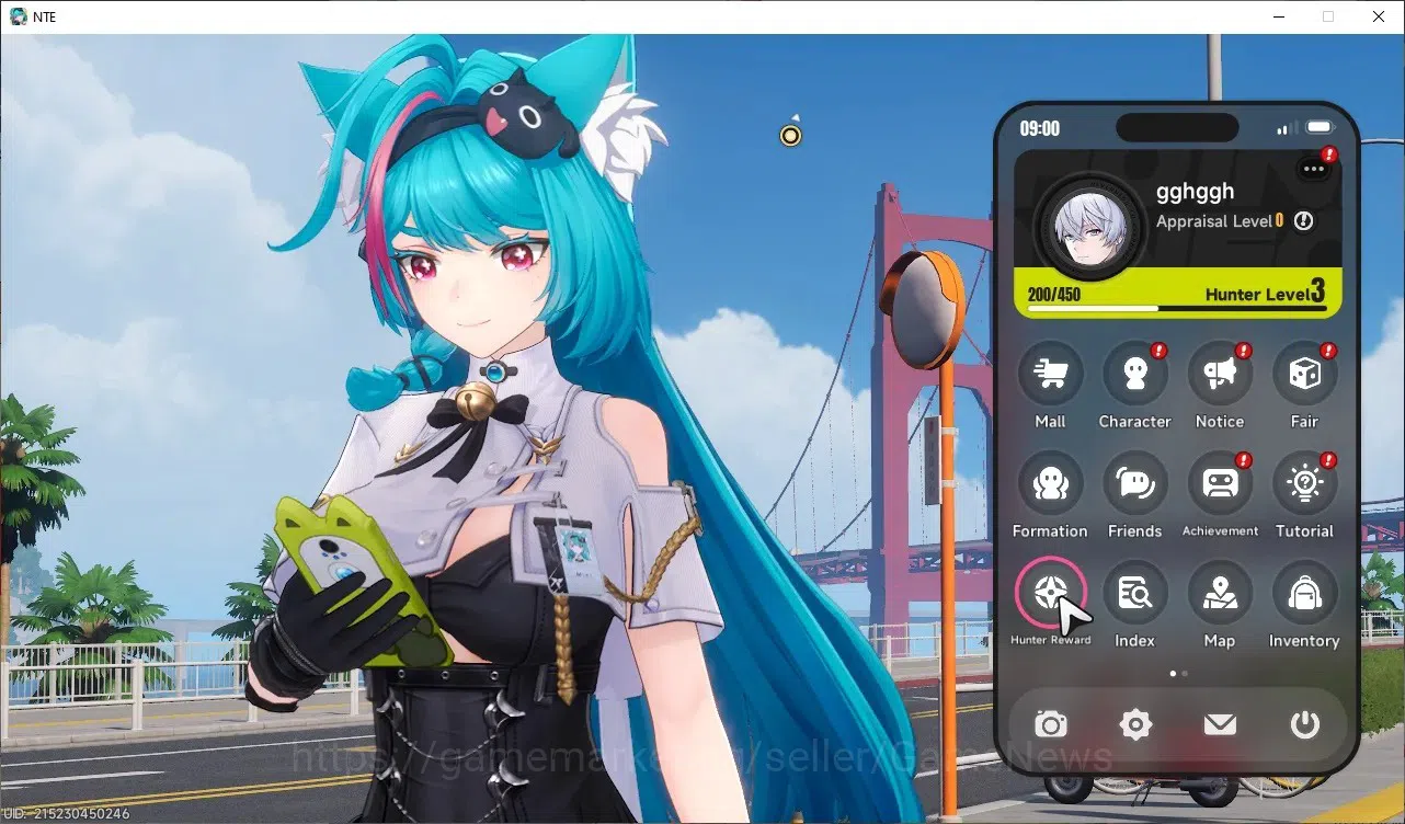 Neverness to Everness Accounts GLOBAL NA|HL 3|1 SSR| Baicang + Sign |2 SSR Selector On|5 SR|Orchid Breeze Glider+Hotori 4
