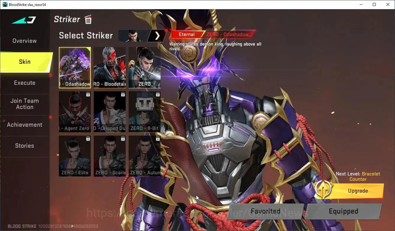 Blood Strike Accounts ASIA|Eternal Zero-Odashadow|6 ULTRA [Zero,Emma,Ran image 3
