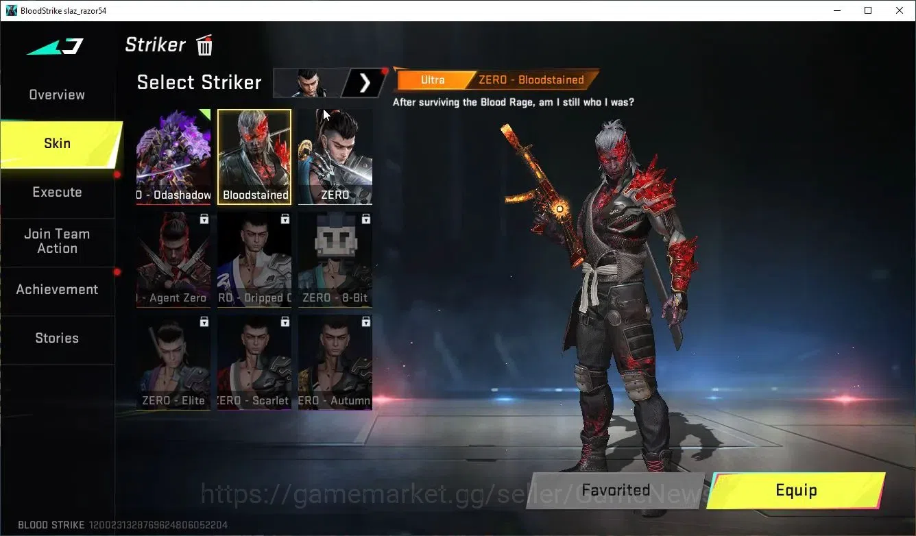 Blood Strike Accounts ASIA|Eternal Zero-Odashadow|6 ULTRA [Zero,Emma,Ran image 4