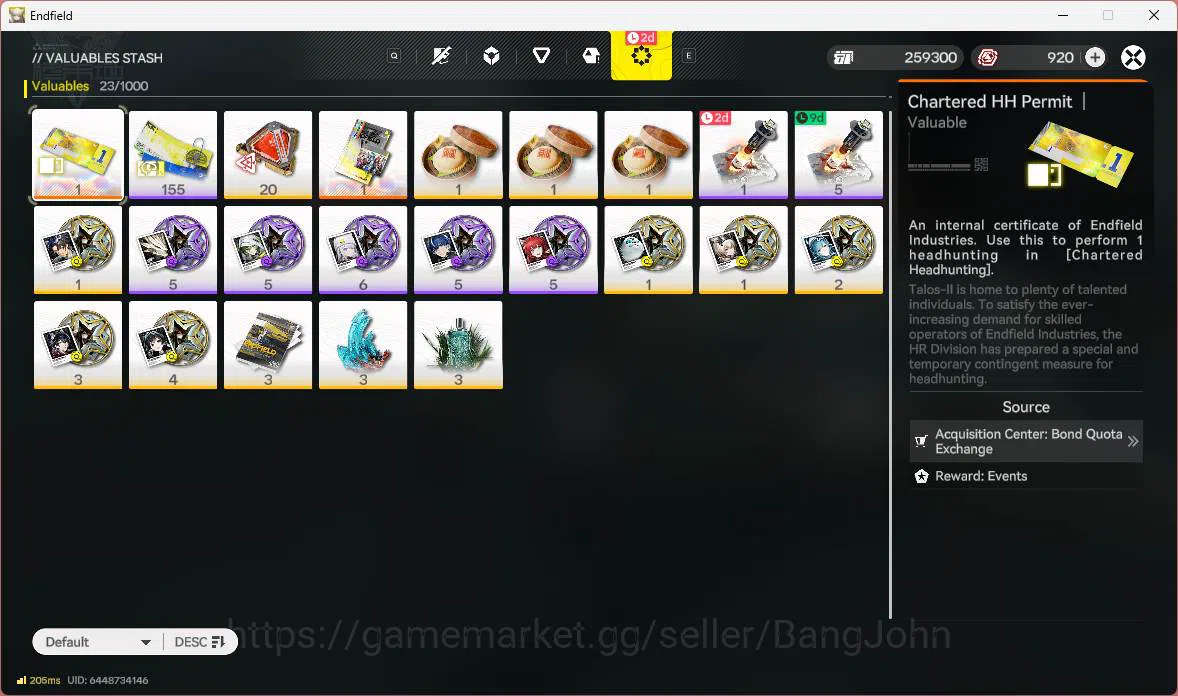 Arknights: Endfield Accounts NA/EU|Fresh starter|1 limit| Tangtang, Ember, Arde image 6