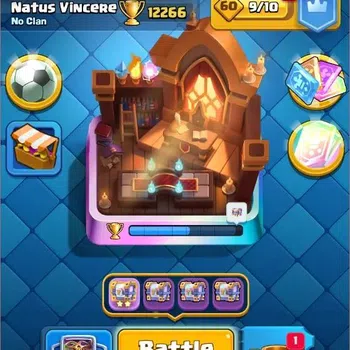 Clash Royale High-End Mobile|CL 1713|KTL 16|Trophy 12266|121 Cards|11 Ma image 1