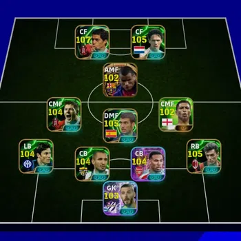 eFootball Accounts Legends & Iconic Players Mobile|PW 3218|Bigtime Rivaldo|Many Epic+ShowTime|Luiz Suarez,Maldini