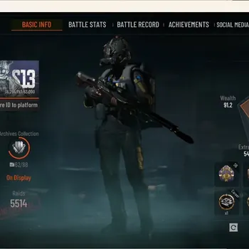 Arena Breakout Accounts High Value Mobile|SV 312.3M|CV 167.8M|Exclusive Ovr FAL, MG H416, Ba T951, Decree LR-AR1, FJ MP5, PR