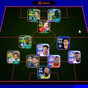 eFootball Accounts Others Android|Power 2833|Collab Naruto(Marcelo),Epic Yaya Toure,Wayne Rooney,Andriy S|5 Show