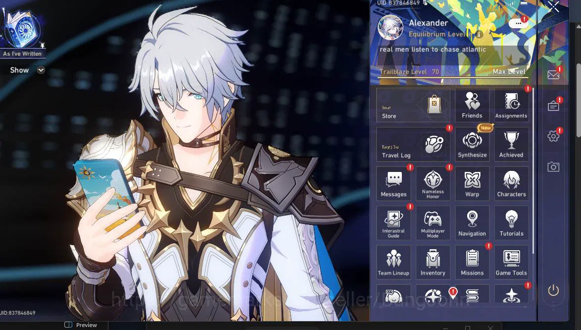 Honkai Star Rail Accounts ASIA | TL 70| TL 13|Phainon, Evernight, Cerydra, H image 1