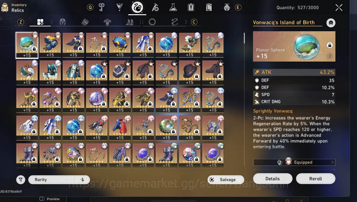 Honkai Star Rail Accounts ASIA | TL 70| TL 13|Phainon, Evernight, Cerydra, H image 10
