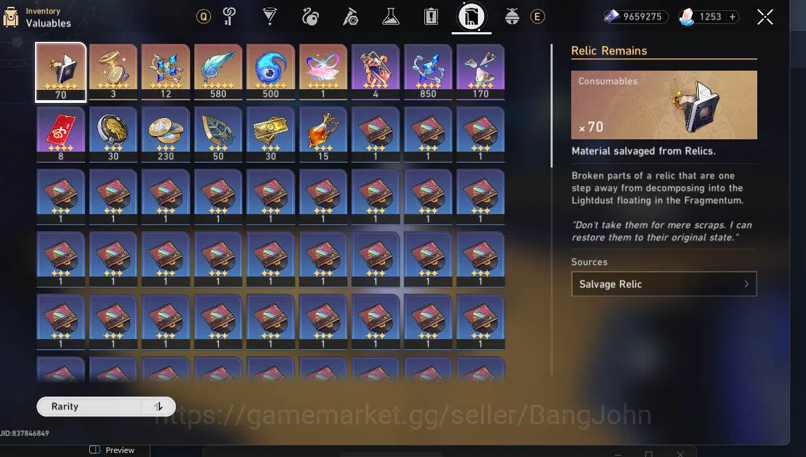 Honkai Star Rail Accounts ASIA | TL 70| TL 13|Phainon, Evernight, Cerydra, H image 11