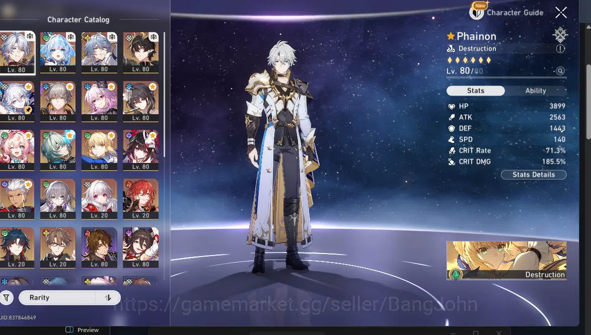 Honkai Star Rail Accounts ASIA | TL 70| TL 13|Phainon, Evernight, Cerydra, H image 2