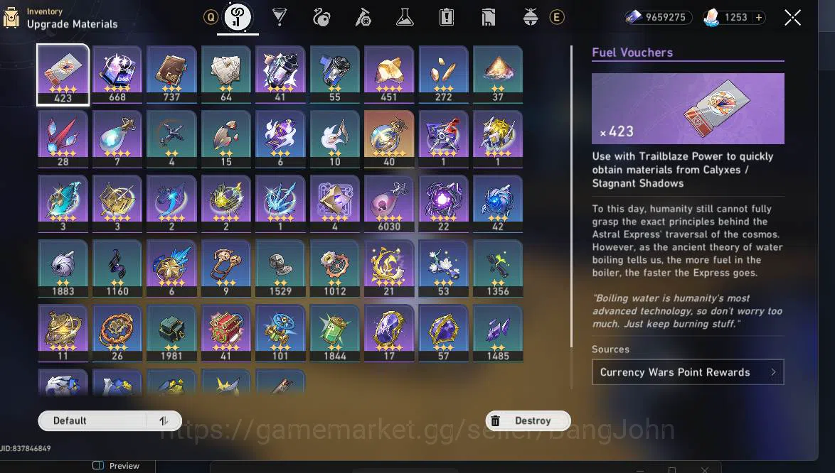 Honkai Star Rail Accounts ASIA | TL 70| TL 13|Phainon, Evernight, Cerydra, H image 8