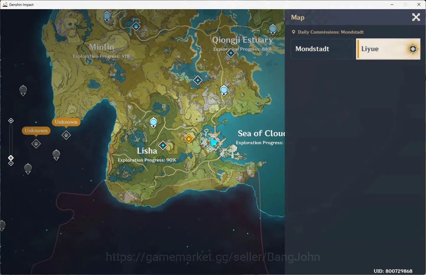 Genshin Impact Accounts ASIA | AR 43 | 4 Limit | Venti,Zhongli,Xiao,Sandro image 17