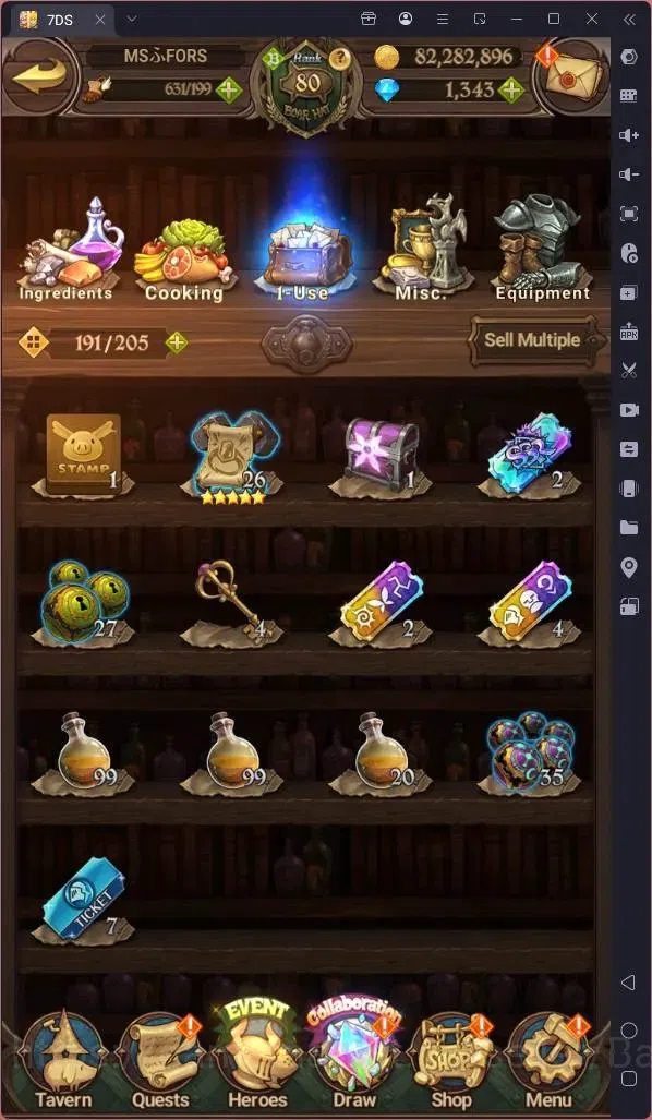 The Seven Deadly Sins: Grand Cross Accounts Endgame ASIA|4.1M Power|1343 DM|103 LS|UR NSalos 2/6,Menor 1/6,ODK 2/6 12