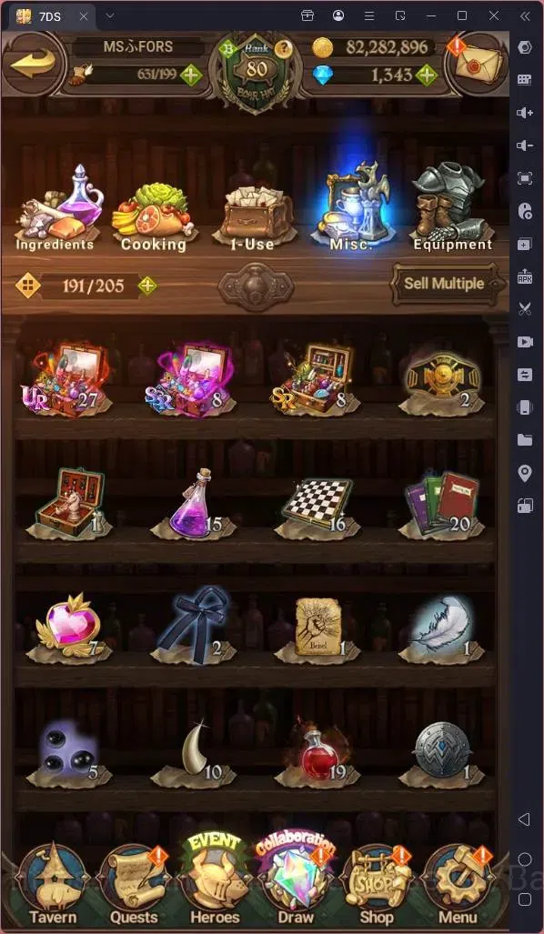 The Seven Deadly Sins: Grand Cross Accounts Endgame ASIA|4.1M Power|1343 DM|103 LS|UR NSalos 2/6,Menor 1/6,ODK 2/6 13