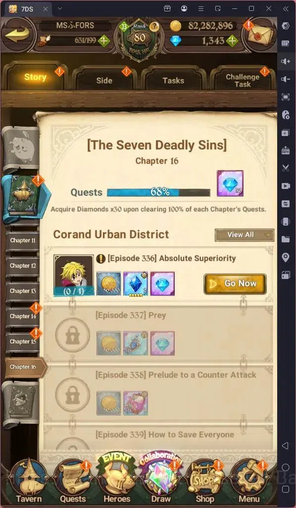 The Seven Deadly Sins: Grand Cross Accounts Endgame ASIA|4.1M Power|1343 DM|103 LS|UR NSalos 2/6,Menor 1/6,ODK 2/6 3