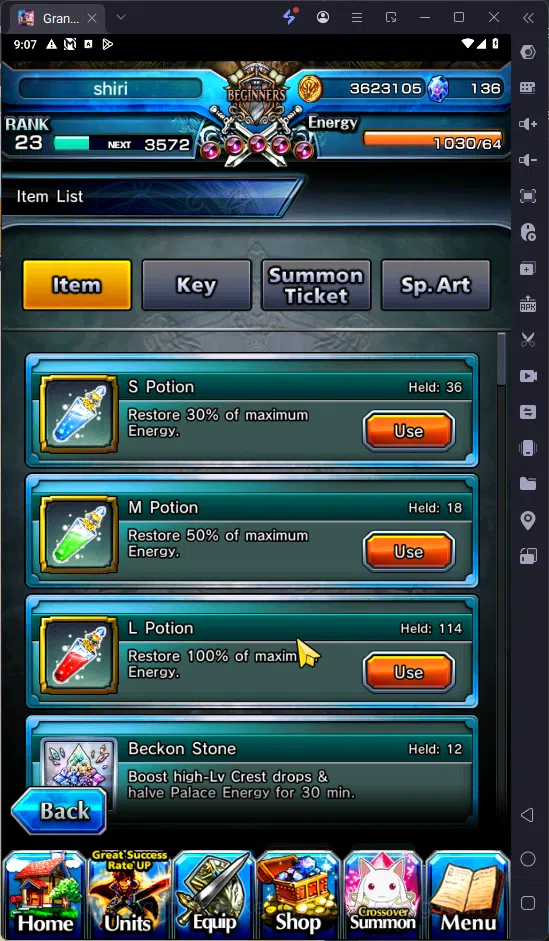 Grand Summoners Accounts GLOBAL | Ascend 10 | Ultimate Paladin Roy | S.Miyu image 2
