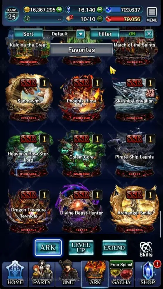 Last Cloudia Accounts GLOBAL|Rank 25|Top Tier Unit[SM Sera,SS Lenius,Ark image 13