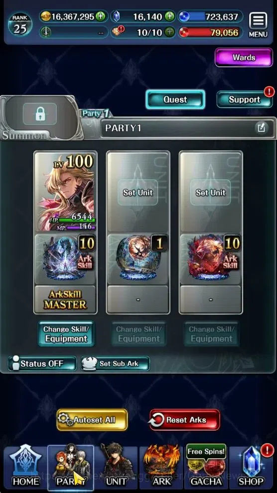 Last Cloudia Accounts GLOBAL|Rank 25|Top Tier Unit[SM Sera,SS Lenius,Ark image 14