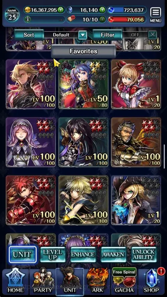Last Cloudia Accounts GLOBAL|Rank 25|Top Tier Unit[SM Sera,SS Lenius,Ark image 4