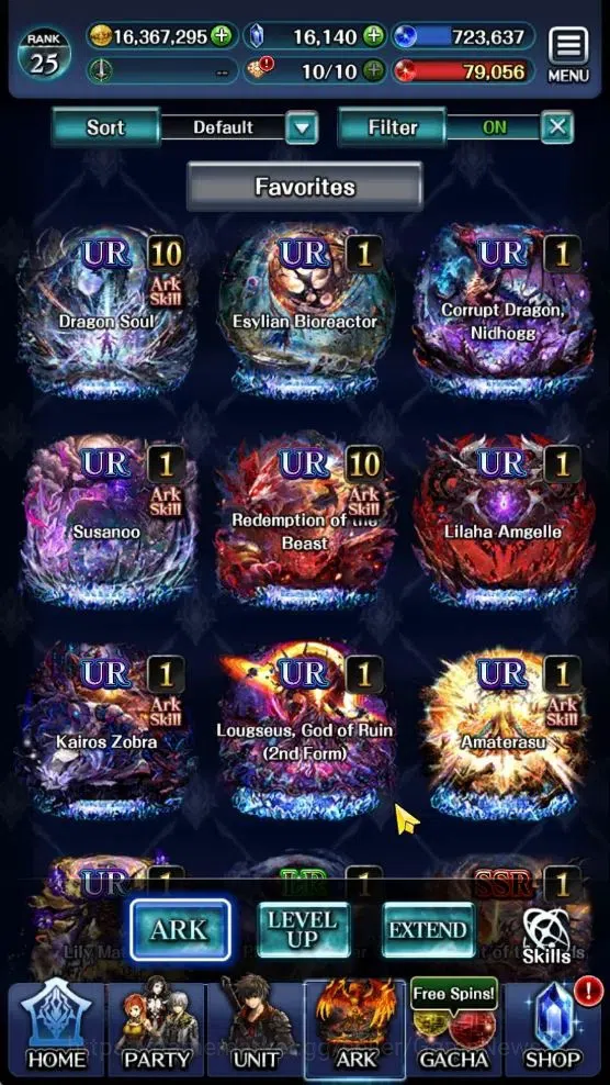 Last Cloudia Accounts GLOBAL|Rank 25|Top Tier Unit[SM Sera,SS Lenius,Ark image 7
