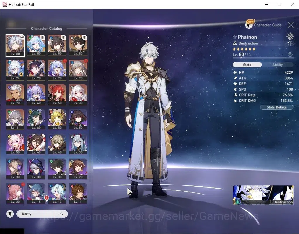 Honkai Star Rail Accounts Asia|TL 63|8 Limited|[Phainon,Archer]+Sign,Cerydra image 5