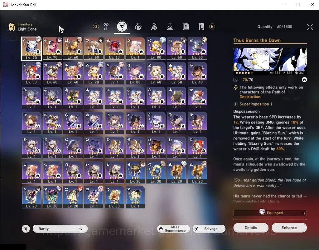 Honkai Star Rail Accounts Asia|TL 63|8 Limited|[Phainon,Archer]+Sign,Cerydra image 6