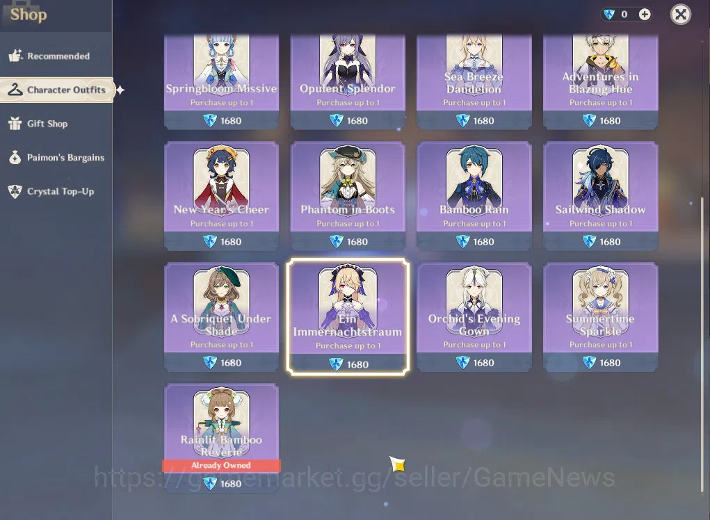 Genshin Impact Accounts Mid Game ASIA|AR55|PreamTeam Flins|4Limited+34(*4Character)|Innefa,Yelan,Varesa|1Skin|McFeMale|Take 19