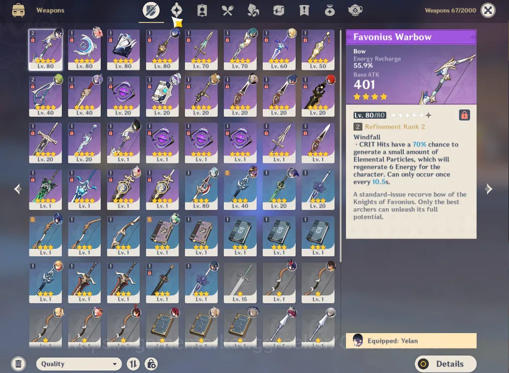 Genshin Impact Accounts Mid Game ASIA|AR55|PreamTeam Flins|4Limited+34(*4Character)|Innefa,Yelan,Varesa|1Skin|McFeMale|Take 8