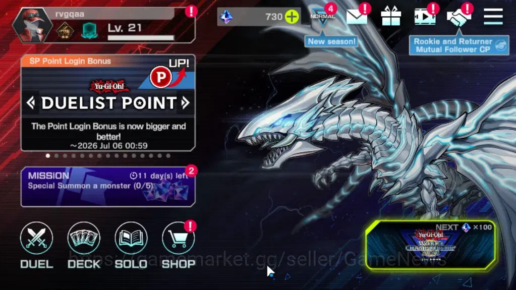 Yu-Gi-Oh! Master Duel Accounts Android|Lv 21|20 Deck|Branded,Dracotail,VSK9,Elfno image 1