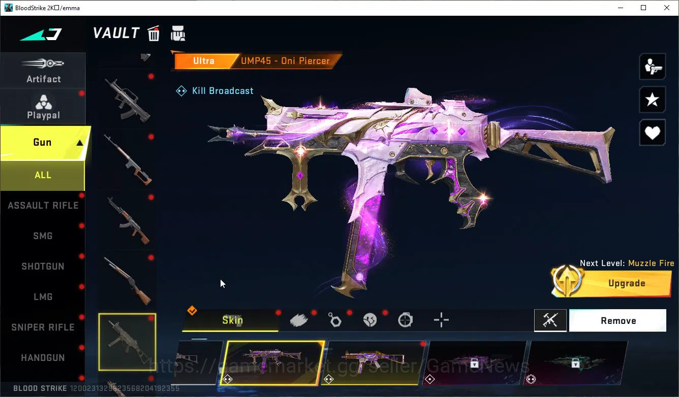 Blood Strike Accounts ASIA|1 MELE AXE-Crystal+Collab 7DS[AK47,QBZ95],AOT image 10