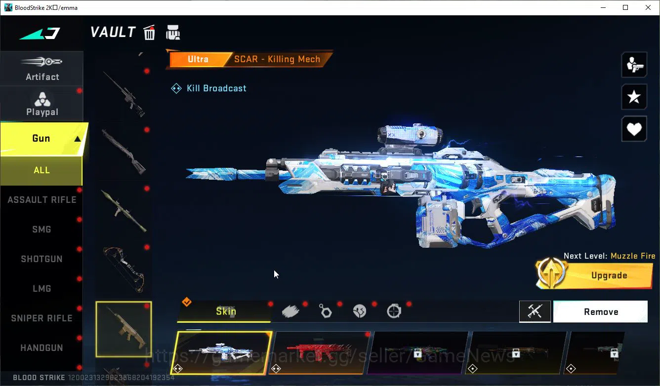 Blood Strike Accounts ASIA|1 MELE AXE-Crystal+Collab 7DS[AK47,QBZ95],AOT image 18