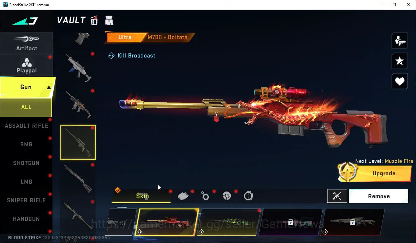 Blood Strike Accounts ASIA|1 MELE AXE-Crystal+Collab 7DS[AK47,QBZ95],AOT image 19