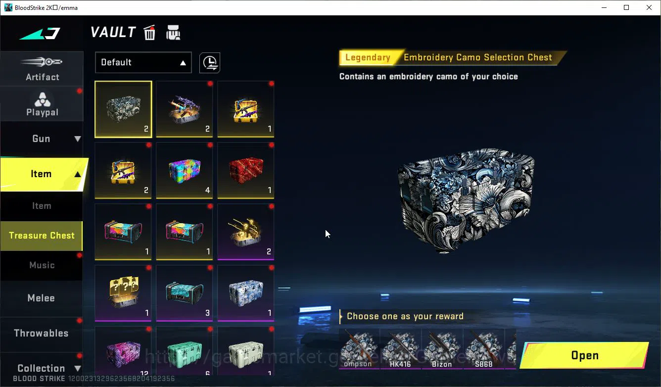 Blood Strike Accounts ASIA|1 MELE AXE-Crystal+Collab 7DS[AK47,QBZ95],AOT image 6