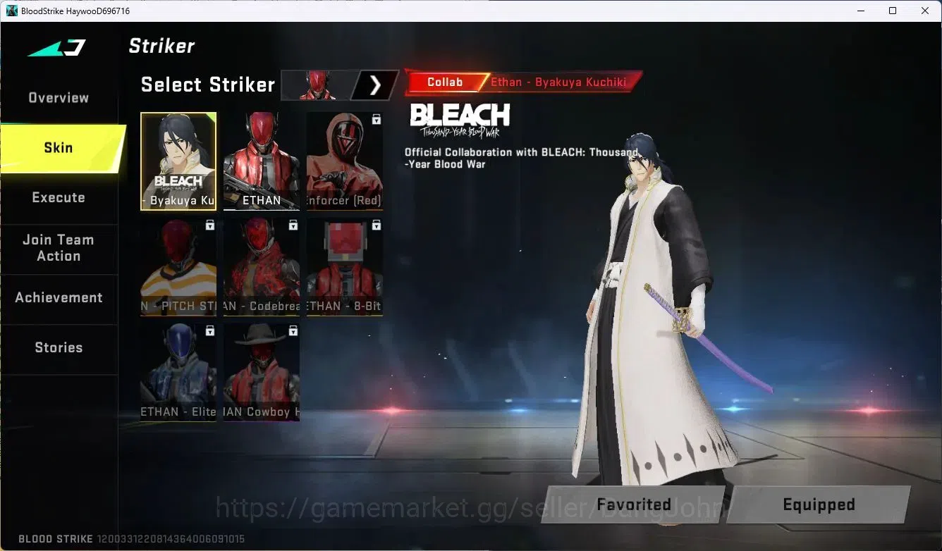 Blood Strike Accounts ASIA|Collab MCX - EVA-00|1 Legendary Gun|Collab Et image 6